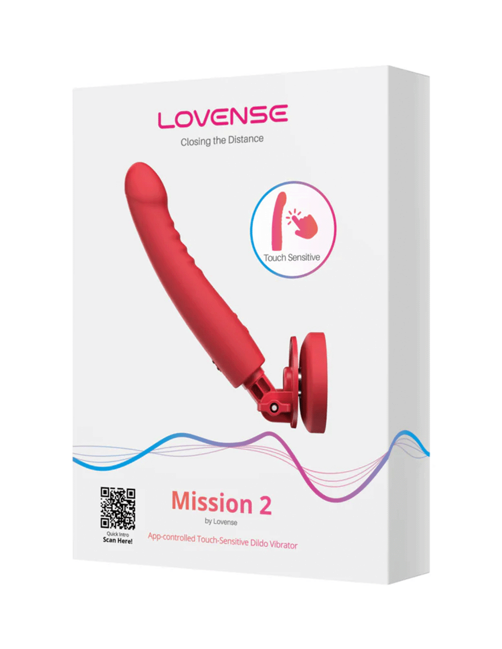 Mission 2 Touch Sensitive Vibrating Dildo