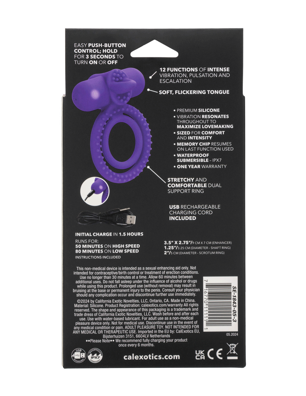 Silicone Rechargeable Dual Climaxer Vibrating Ring | Sex Toys at Hustler Hollywood Silicone Rechargeable Dual Climaxer Vibrating Ring | Sex Toys at Hustler Hollywood