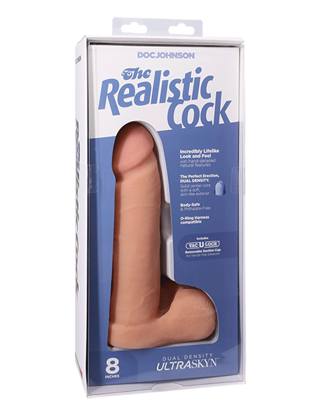 The Realistic Cock 8 inch with Balls