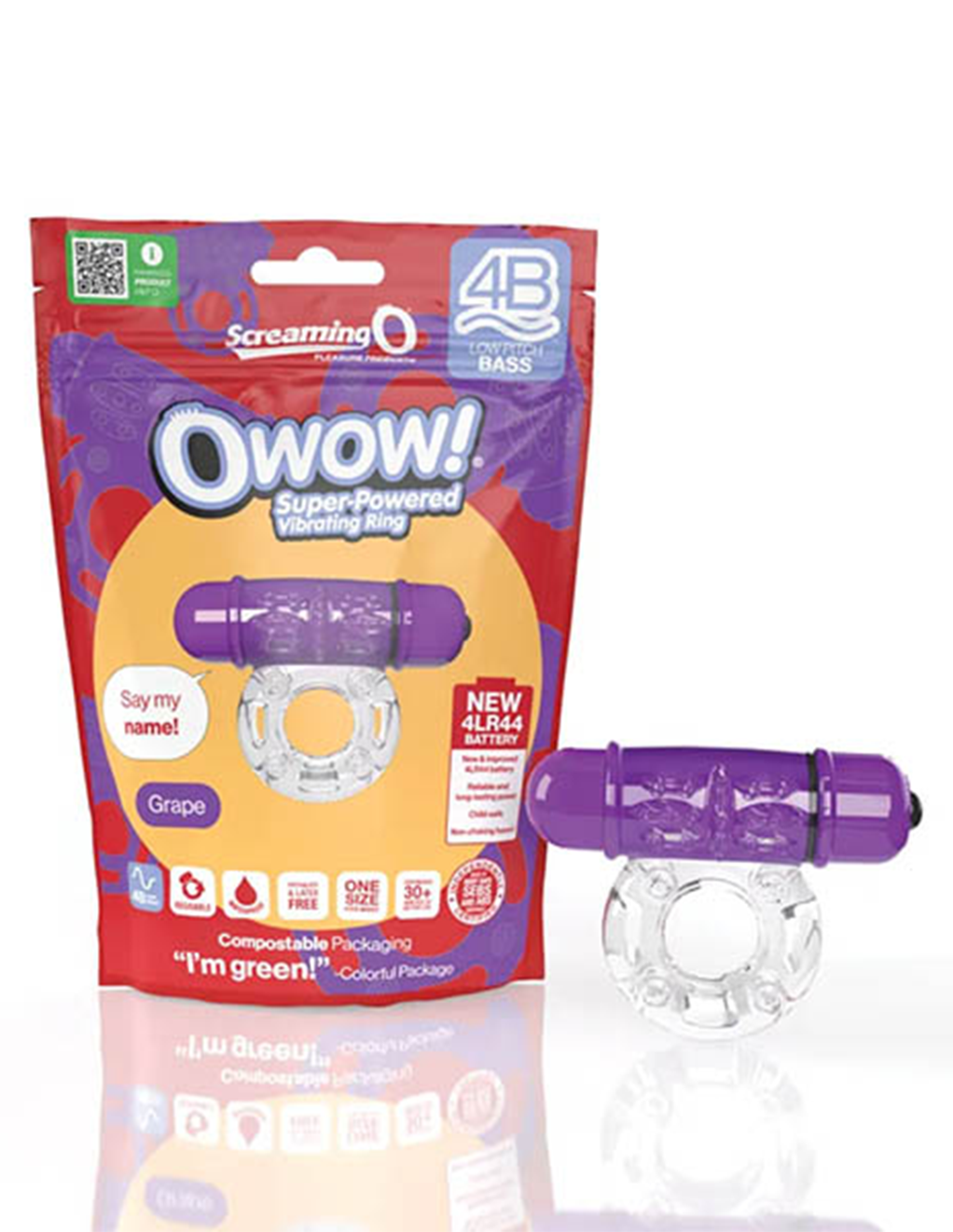 Screaming O 4B Owow Vibrating Ring | Sex Toys at Hustler Hollywood Screaming O 4B Owow Vibrating Ring | Sex Toys at Hustler Hollywood