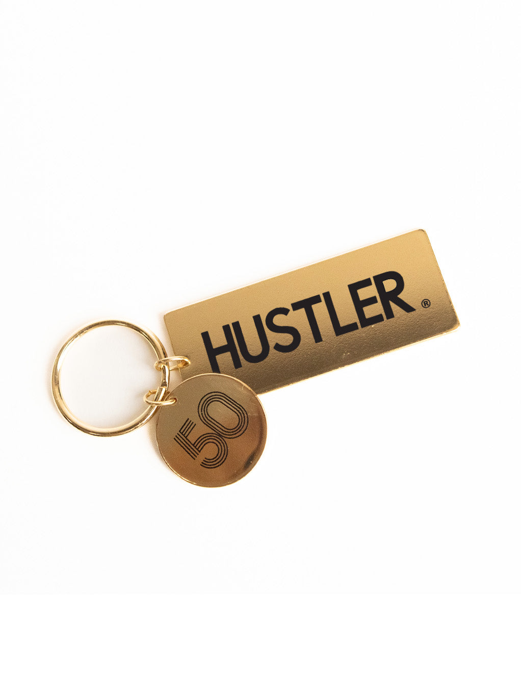 HUSTLER 50th Anniversary Keychain