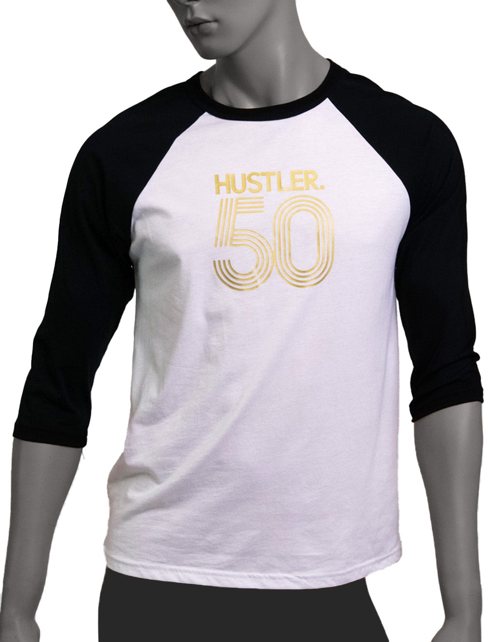 HUSTLER 50th Anniversary Raglan Tee