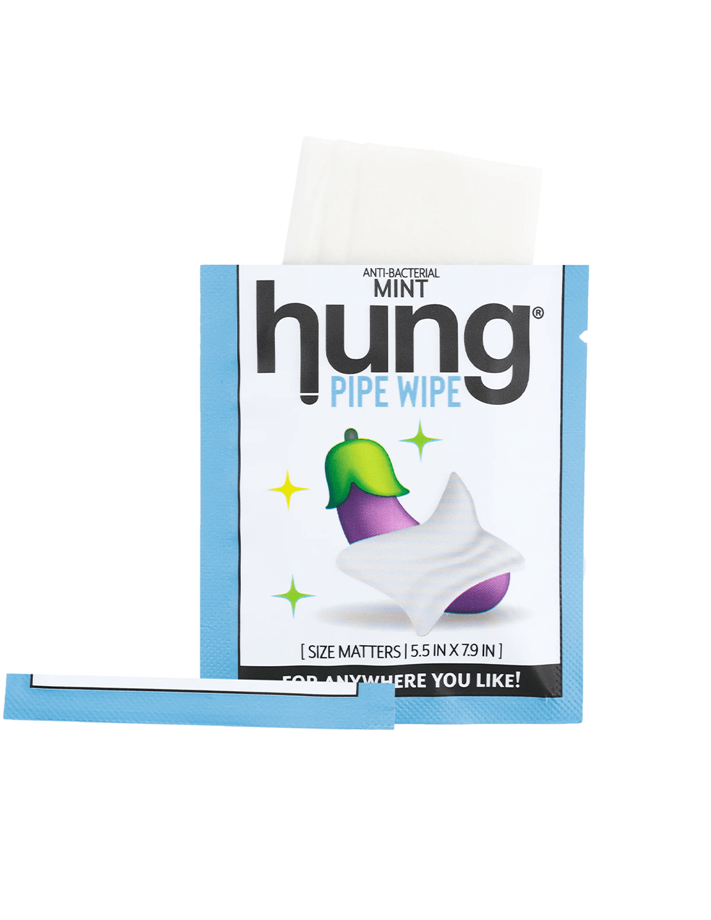 Hung Pipe Wipes Mens Personal Wipes 16ct