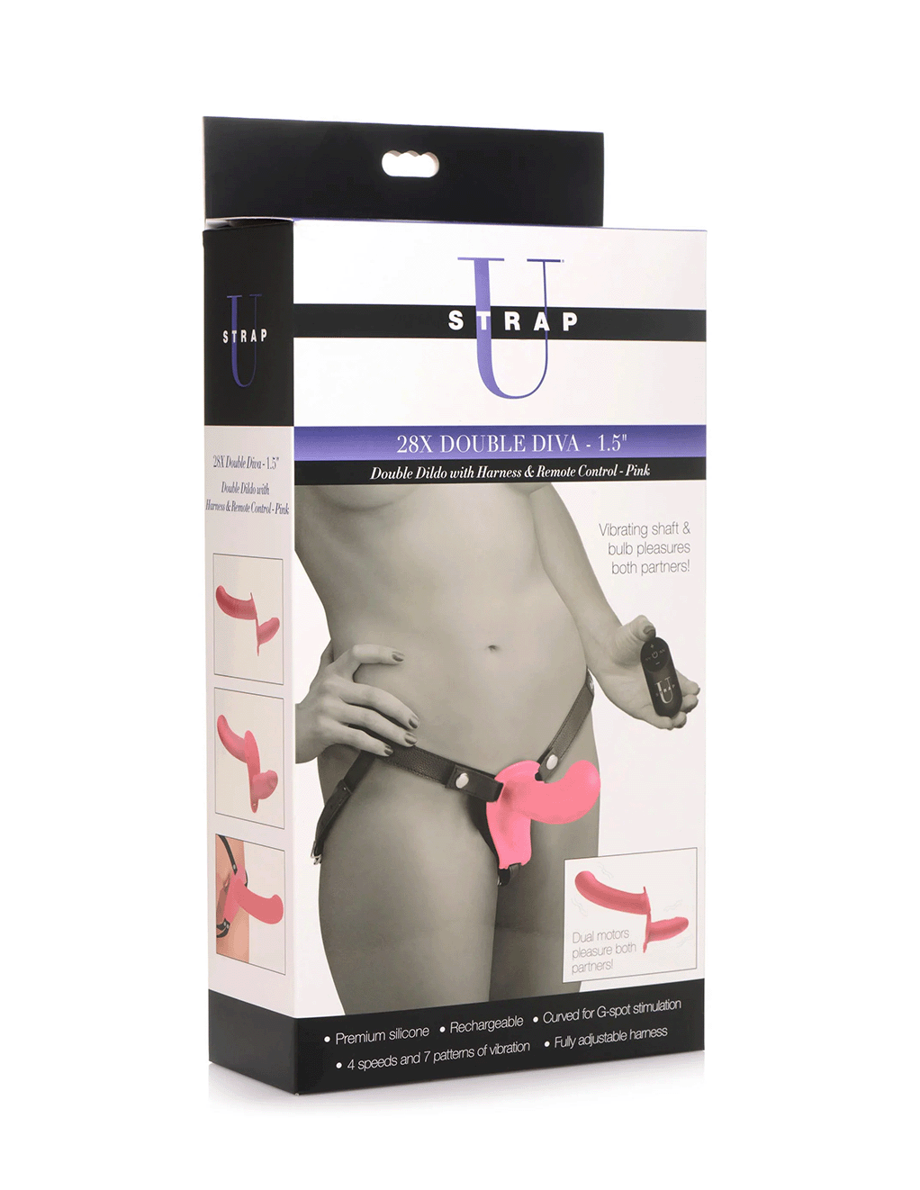 28X Double Diva 1.5in Remote Control Strap On Set