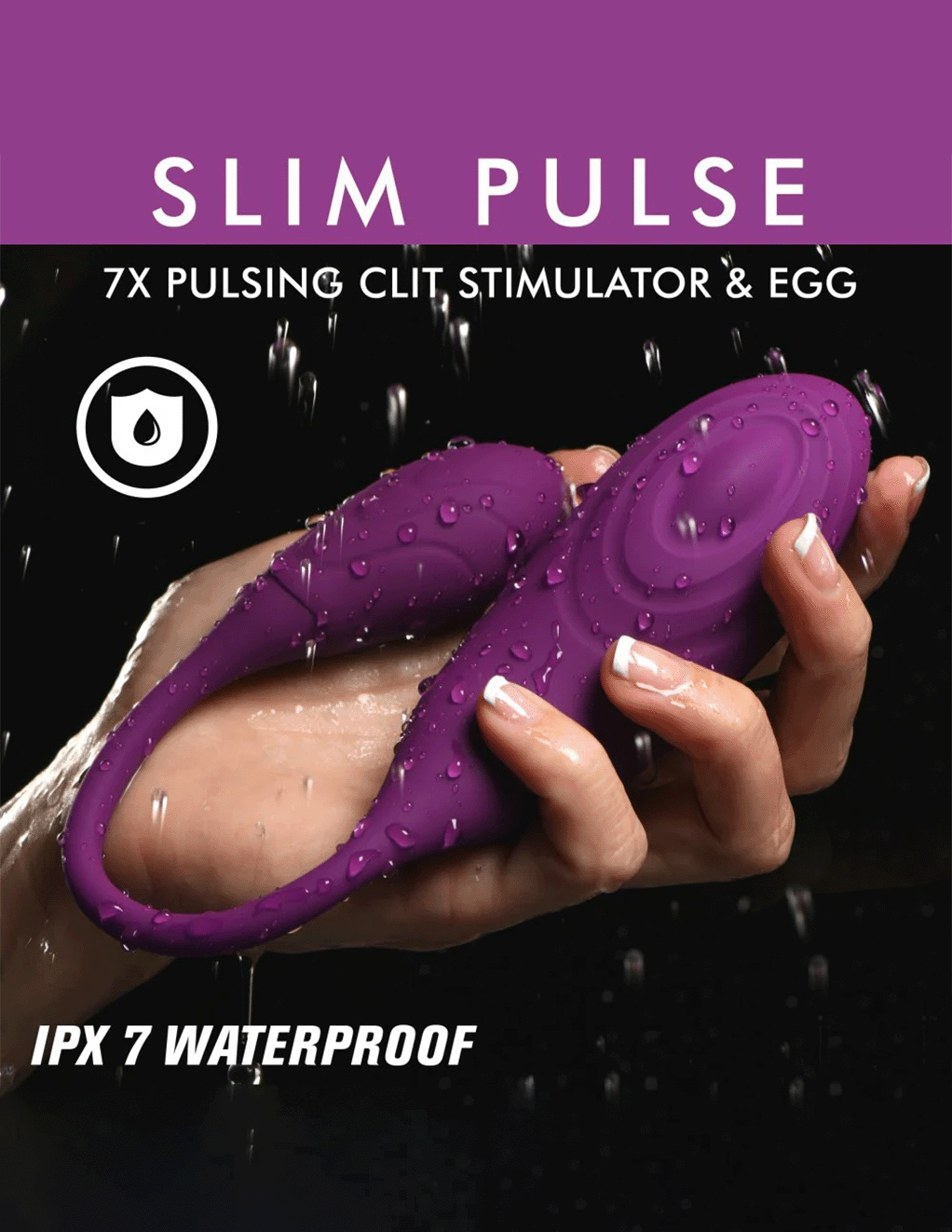 Slim Pulse 7X Pulsing Stimulator & Vibrating Egg