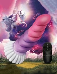 Creature Cocks Cloud Rider Vibrating Silicone Dildo