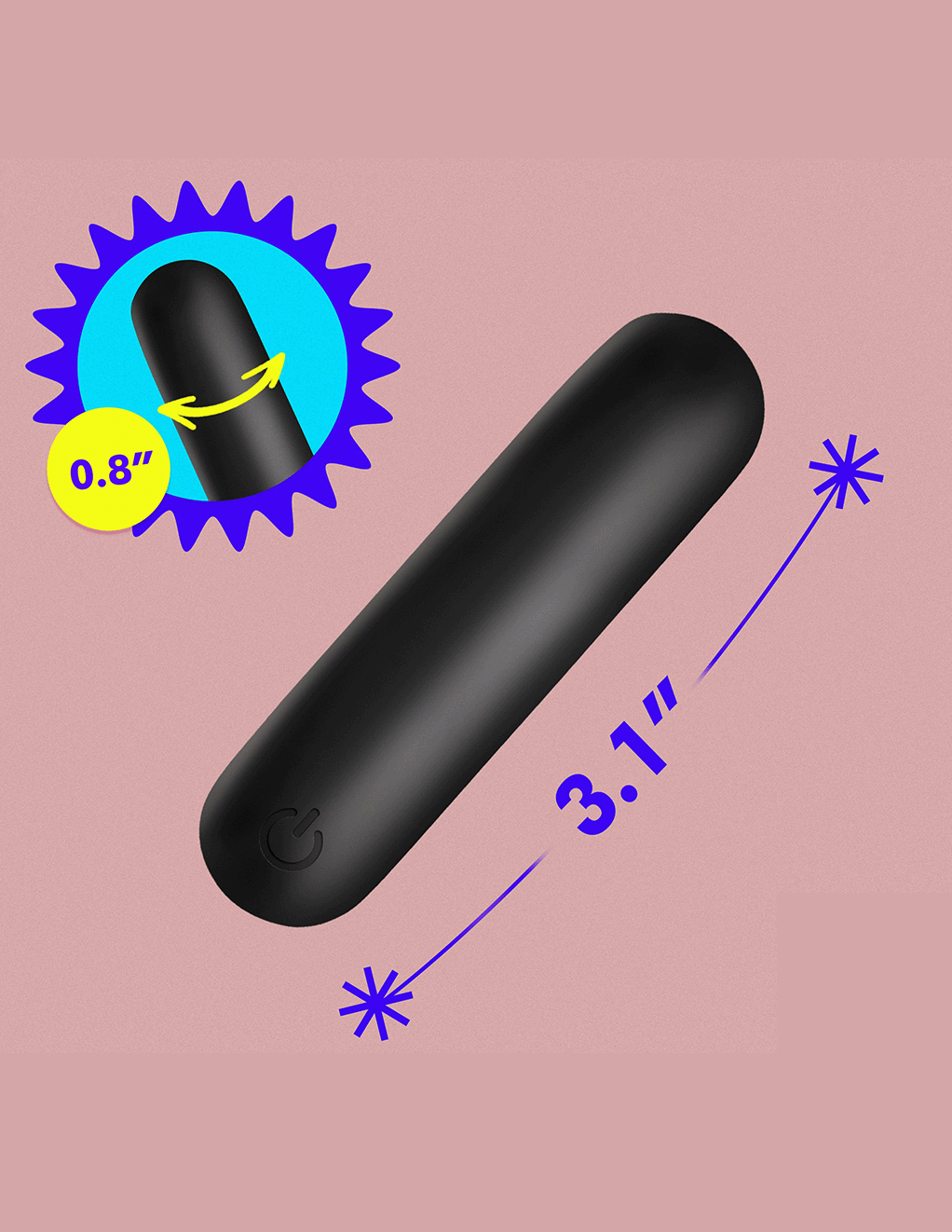 Bang! Flexible Silicone Bullet