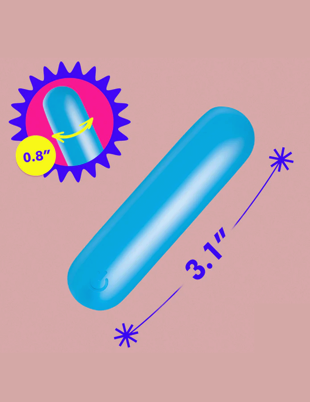 Bang! Flexible Silicone Bullet