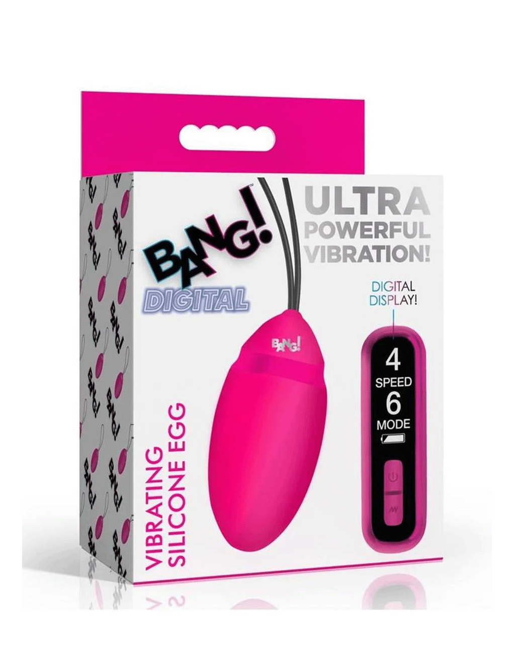 Bang! Vibrating Silicone Egg w. Digital Remote