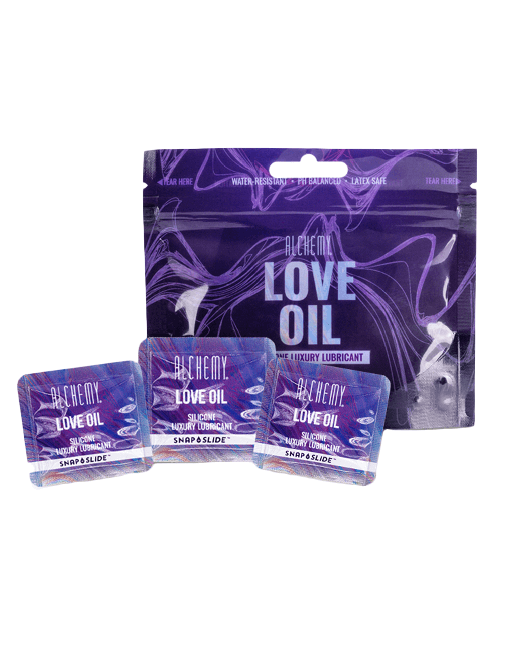 Love Oil Snap & Slide 16ct - Product with Pouch