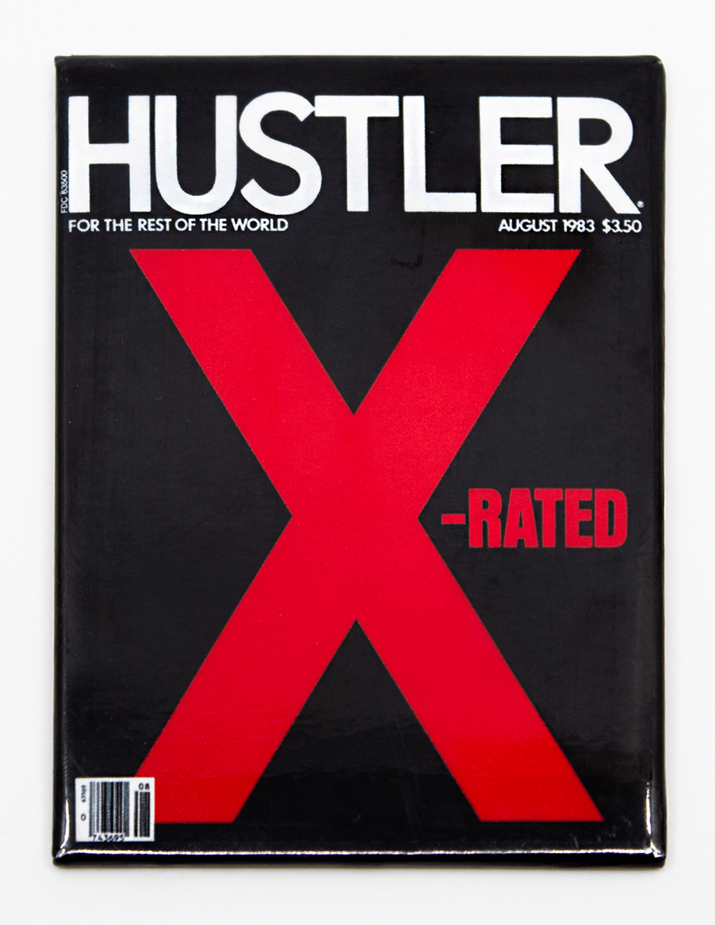 HUSTLER Magazine Cover Magnet August 1983