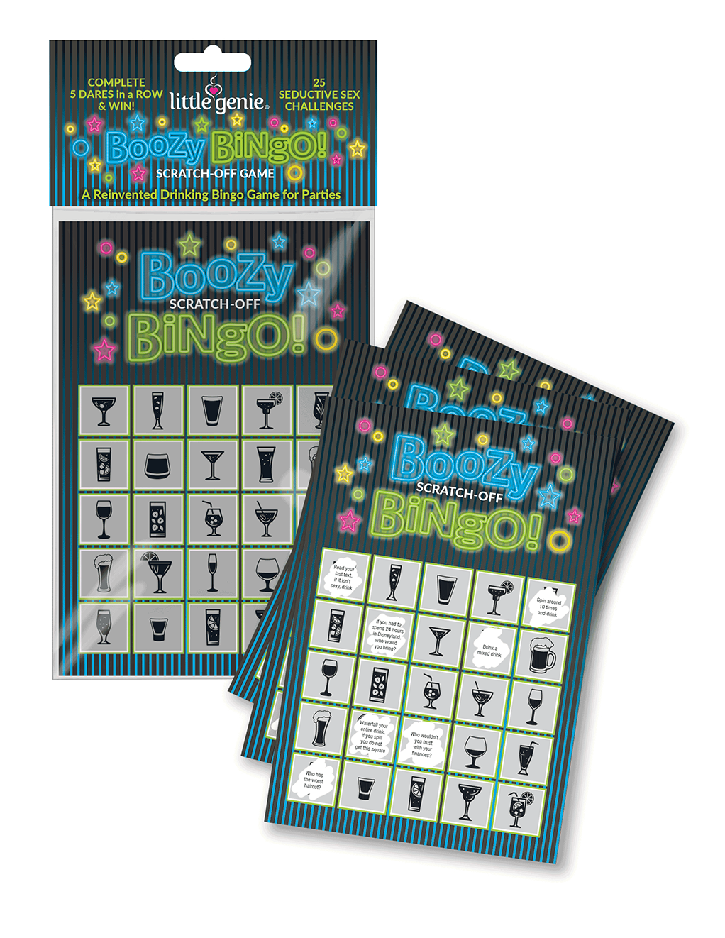 Boozy Bingo Scratch-Off Drinking Game