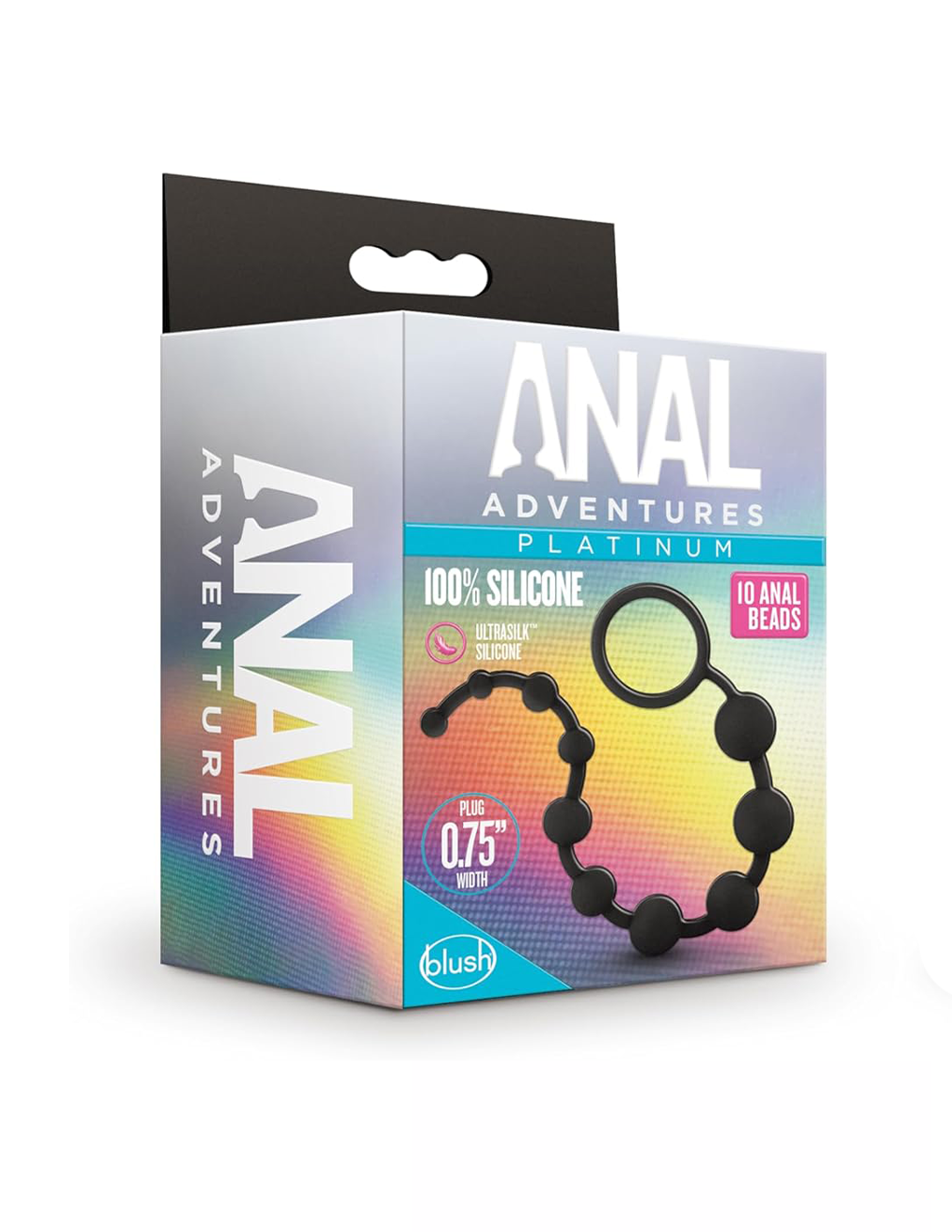 Anal Adventures Silicone 10 Anal Beads