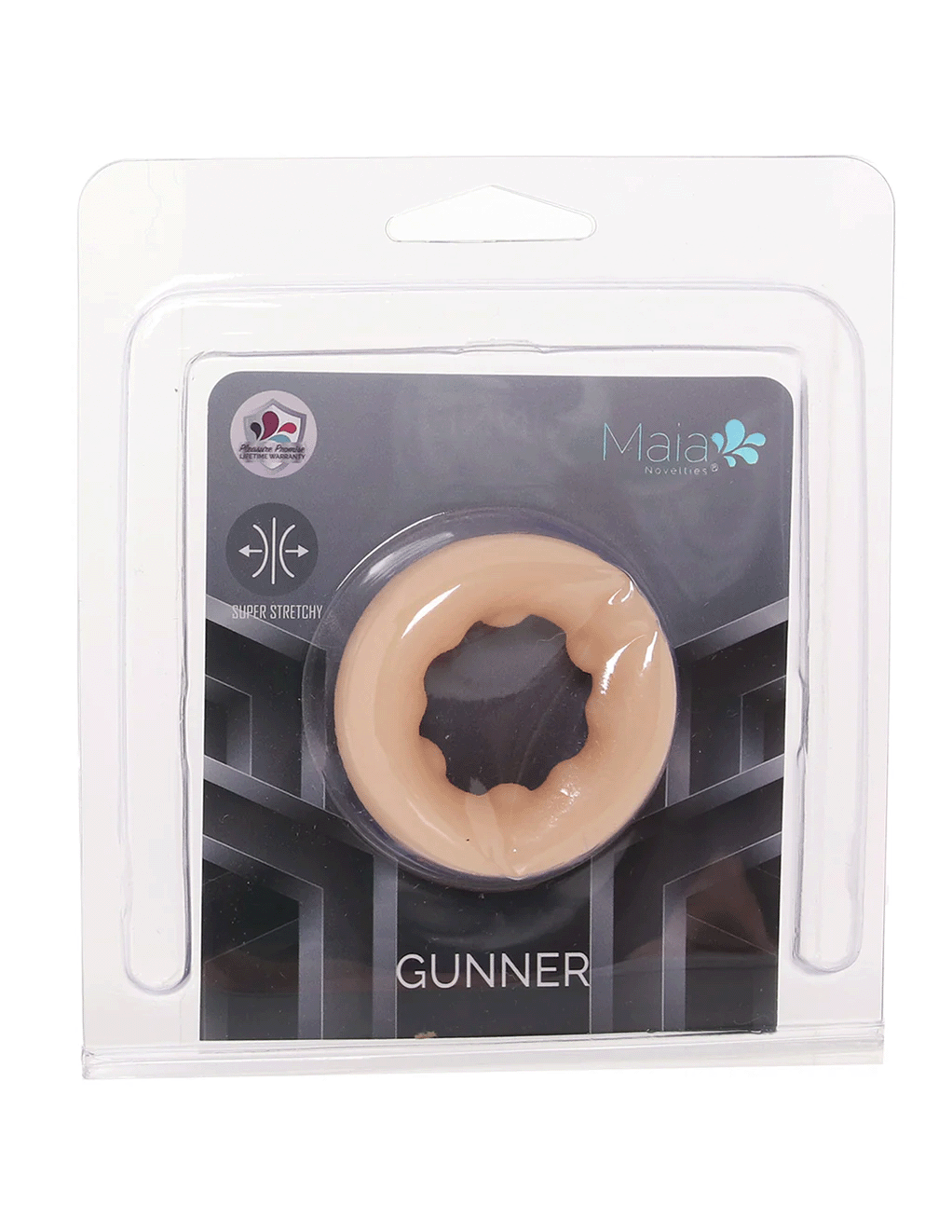 Gunner Liquid Silicone Super Stretchy Flesh Tone Cockring