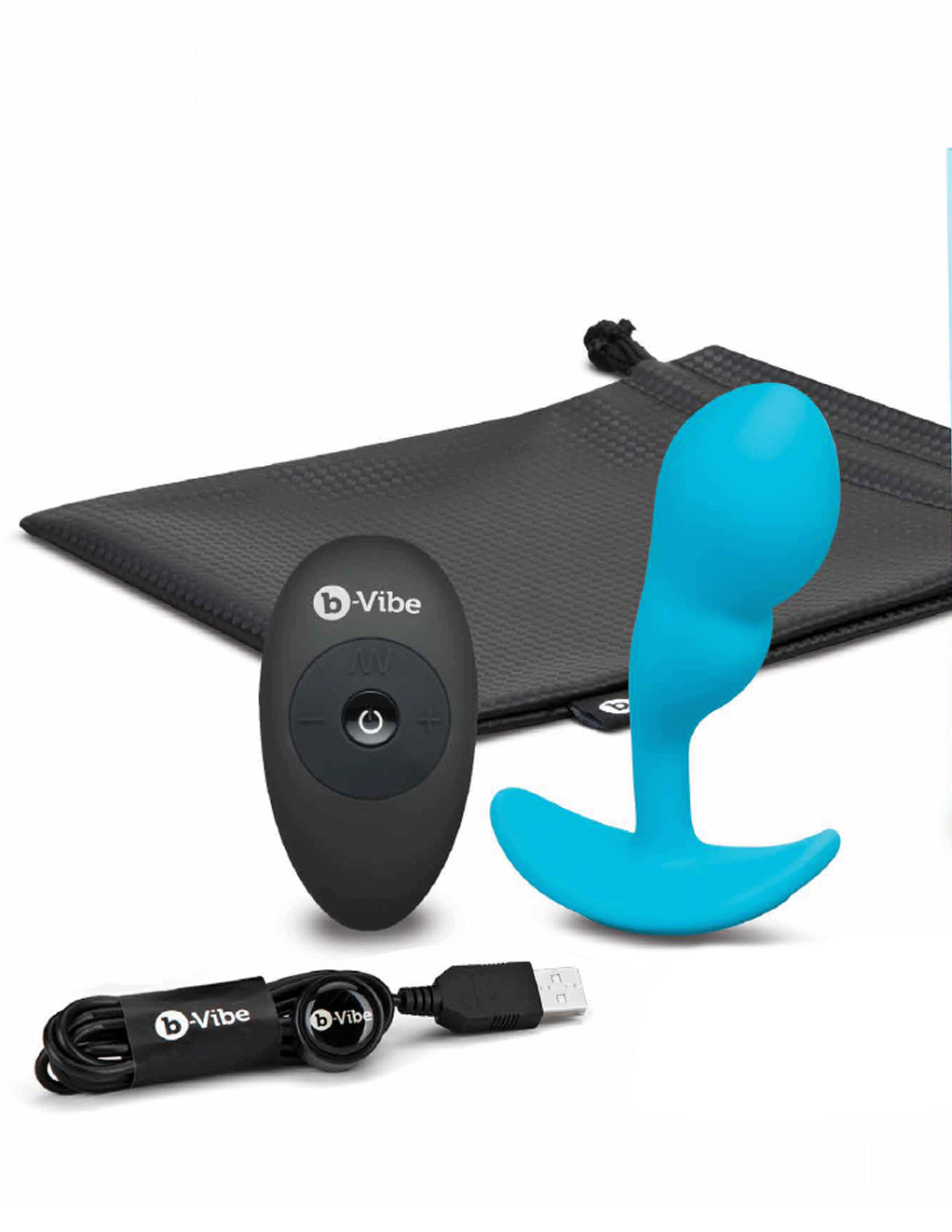 B-Vibe Remote Control P-Spot Snug Plug Small