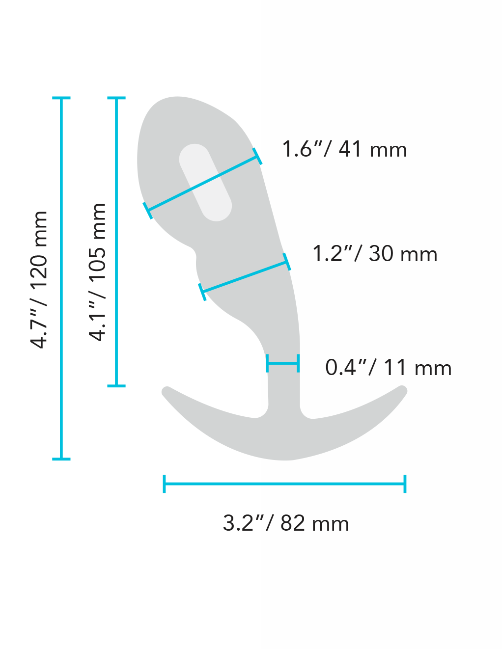 B-Vibe Remote Control P-Spot Snug Plug Medium