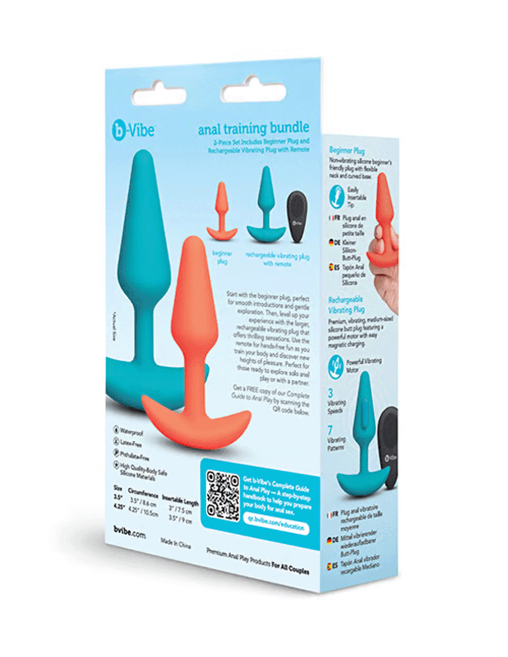 b-Vibe Butties Anal Training Bundle