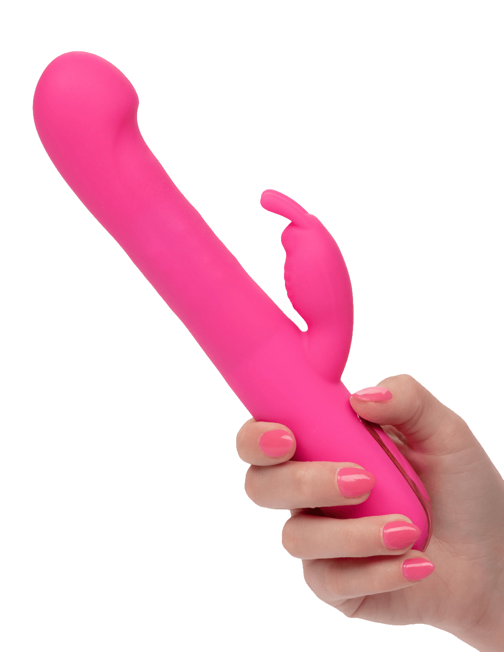 Jack Rabbit Elite Beaded G Rabbit Vibrator - Pink - In Hand