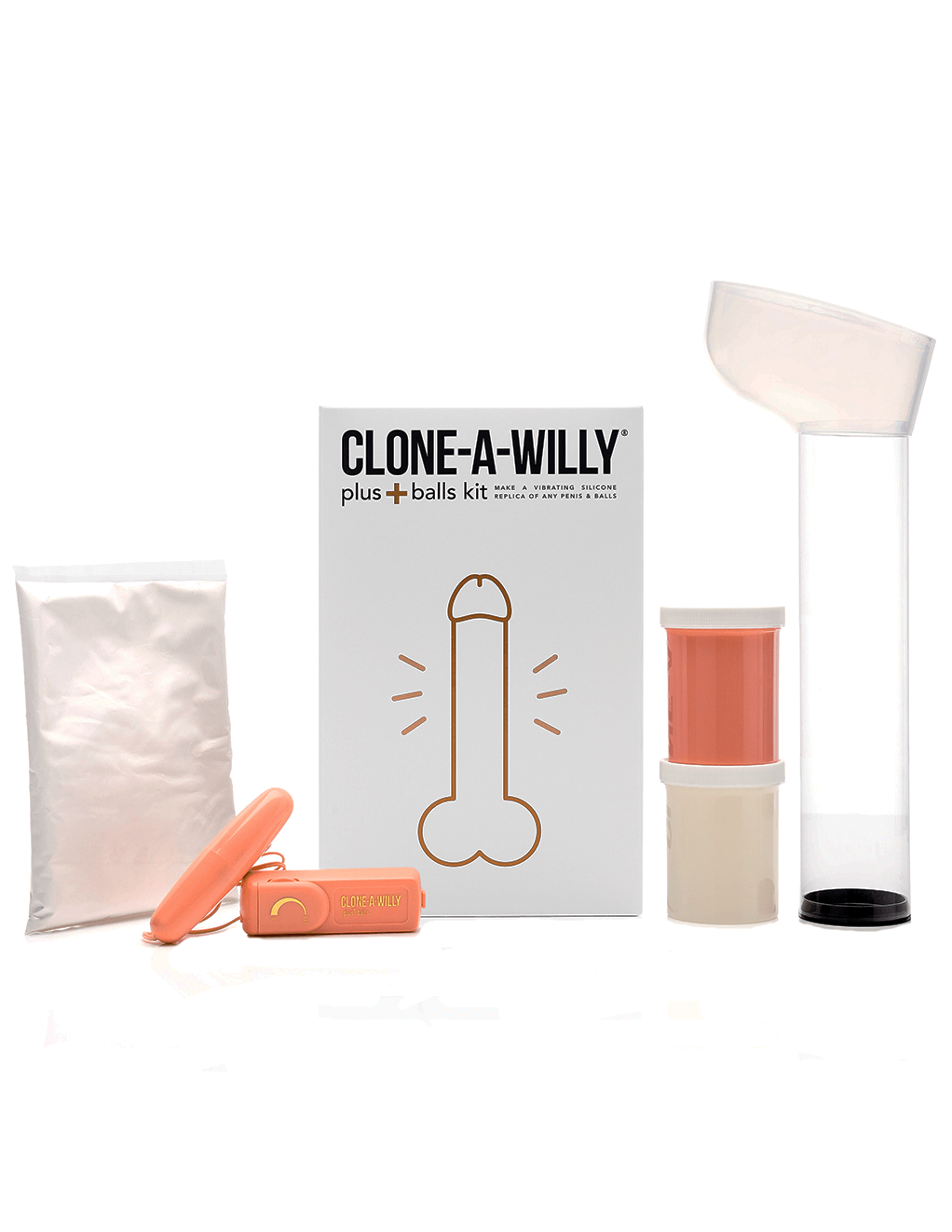 Clone-A-Willy Plus+ Balls Kit - Light - Contents