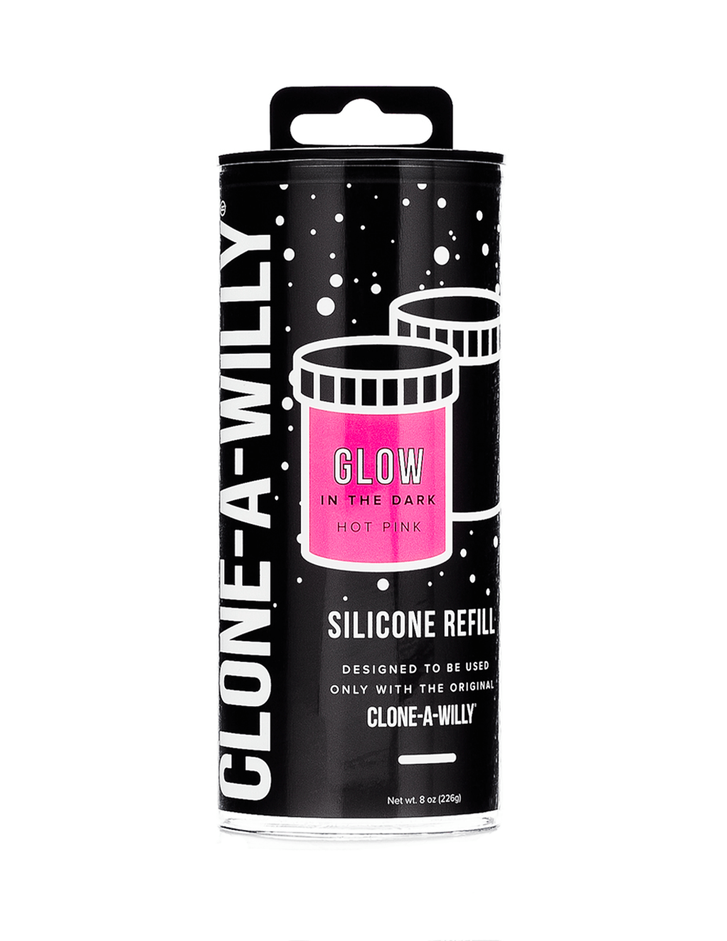 Clone-A-Willy Refill Kit - Glow Hot Pink - Package