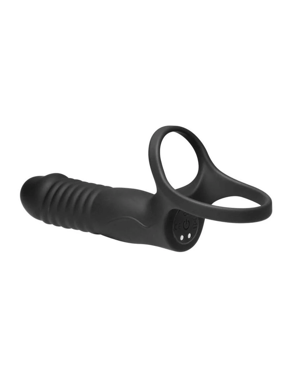 Jock Thrusting Vibrating DP C-Ring w. Remote