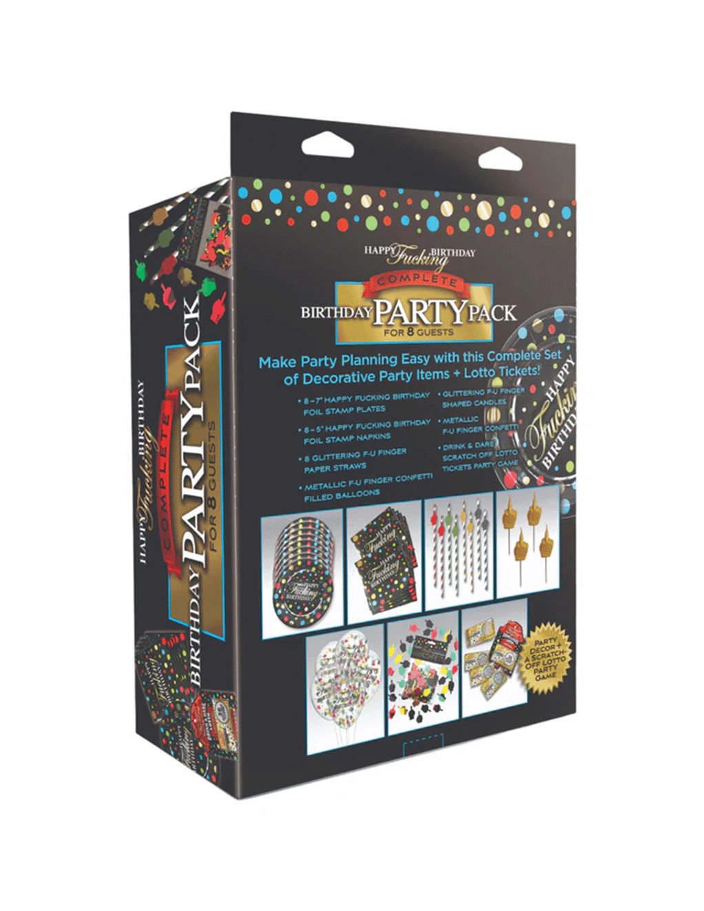 Happy Fucking Birthday Party Pack 8pc