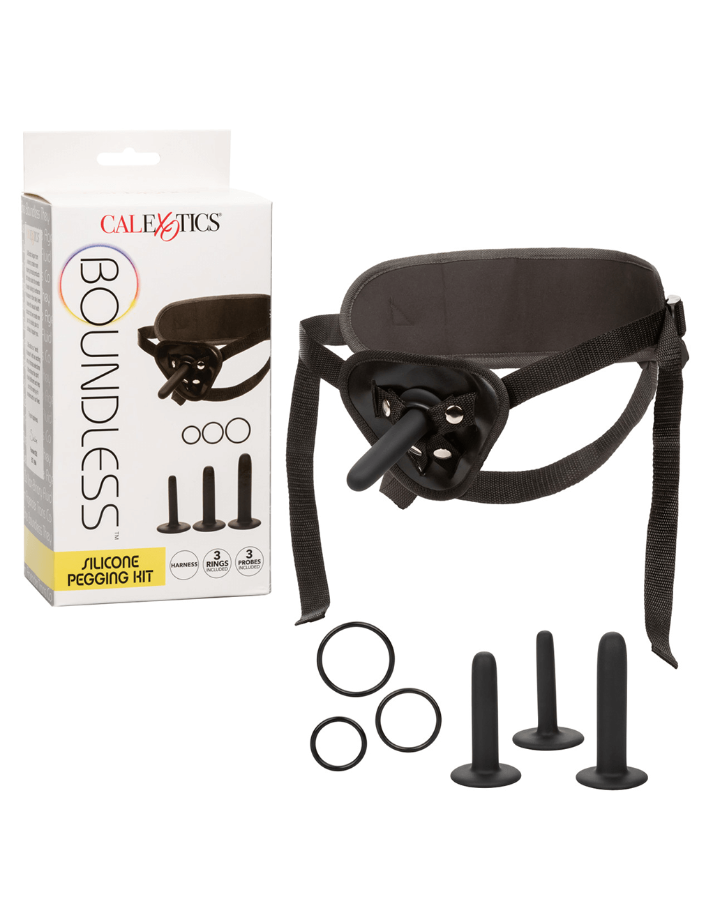 Boundless Silicone Pegging Kit - Black - Contents