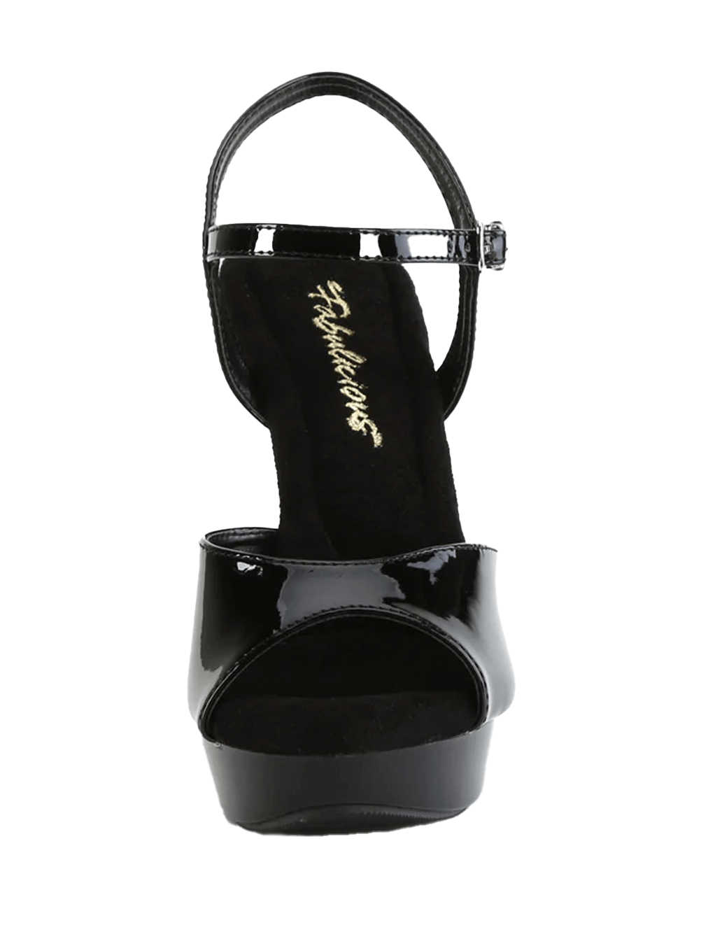 Cocktail-509 Peep Toe Heel Sandal - Black - Front