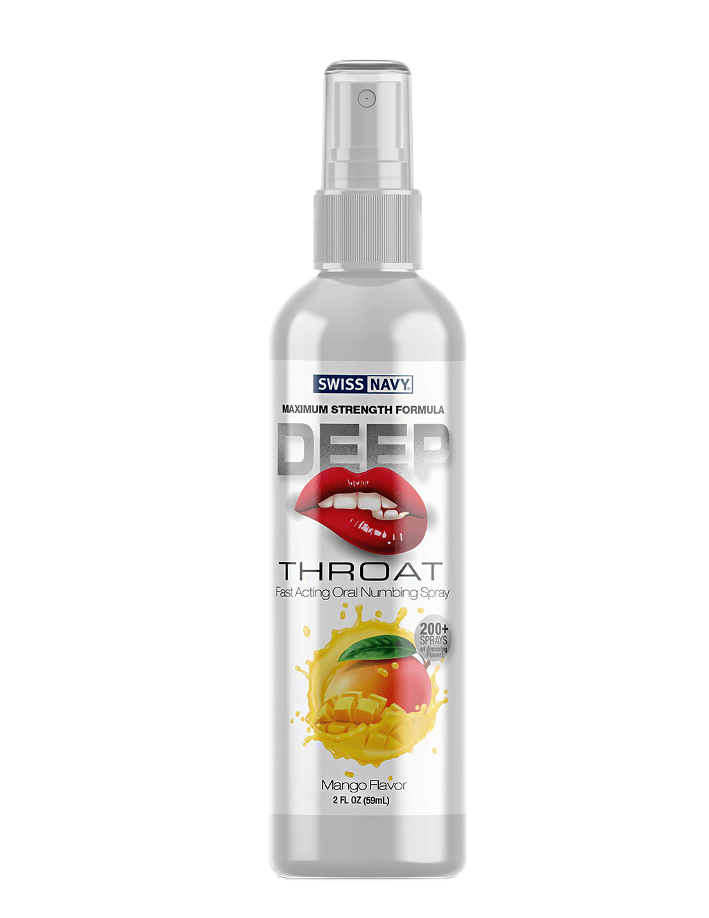 Swiss Navy Deep Throat Spray - Mango -2oz