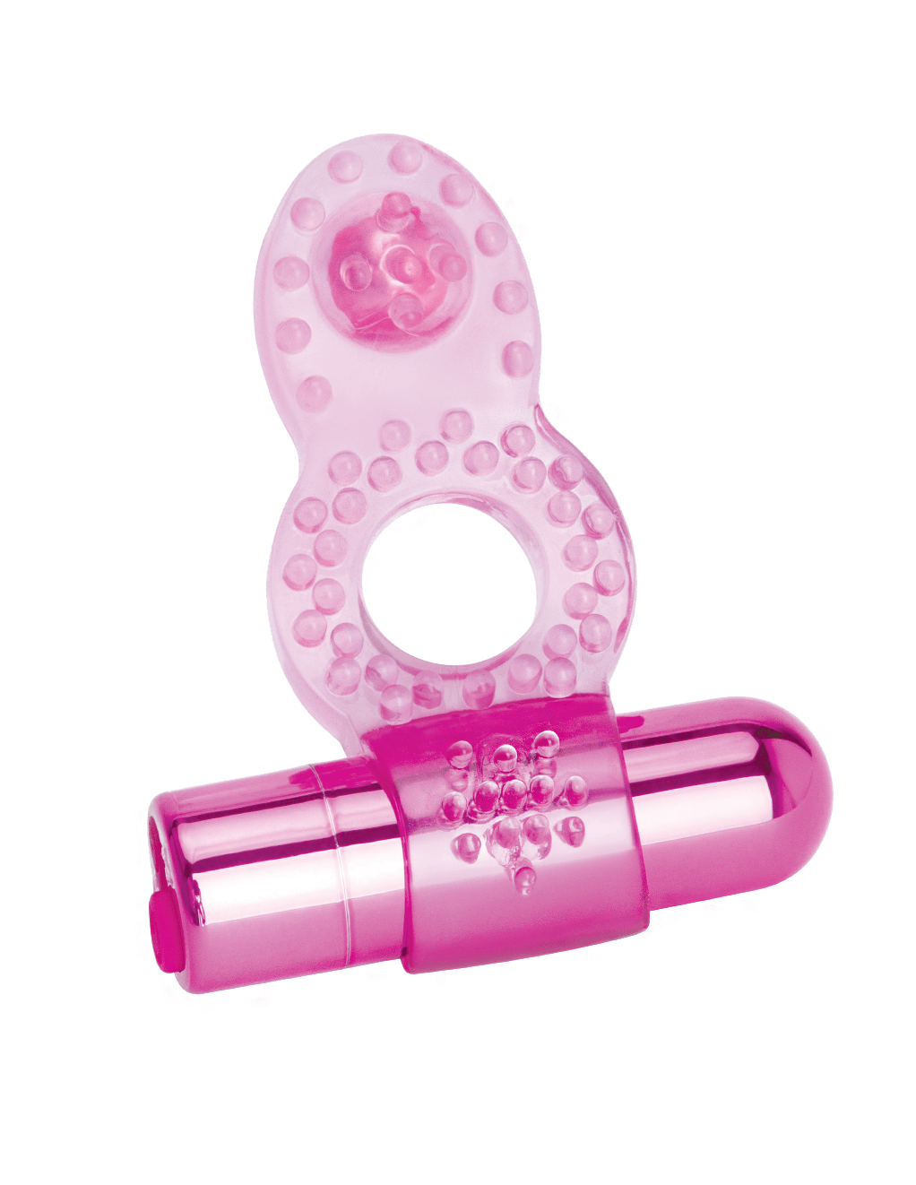 Bodywand Rechargeable Deluxe Orgasm Ring - Pink - Front