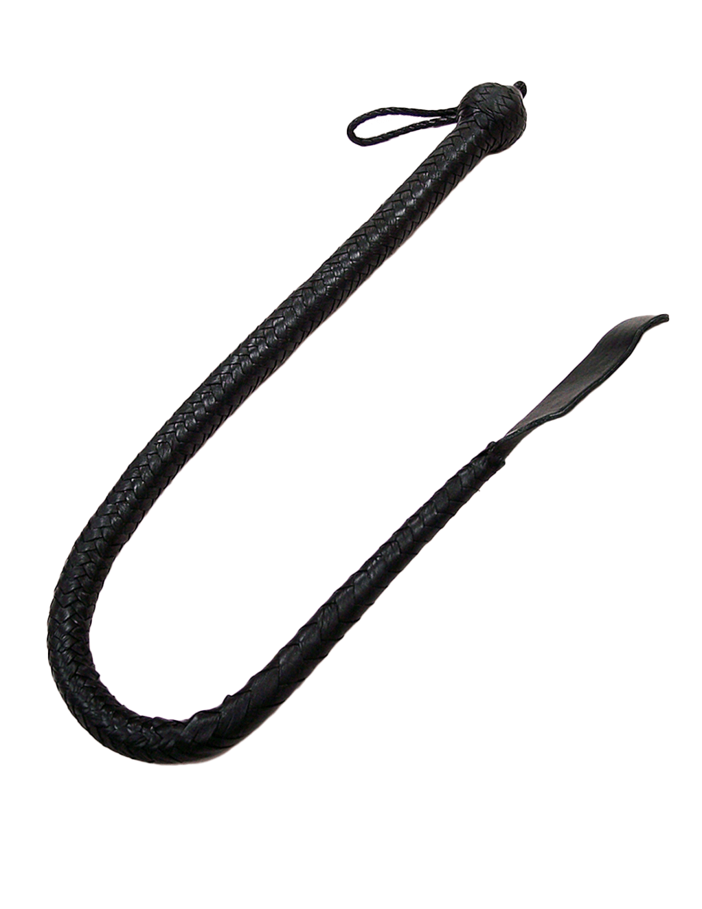 Rouge Leather Devil Tail Whip - Black - Main