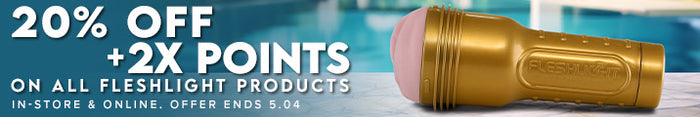20% off Fleshlight Toys and 2x the points