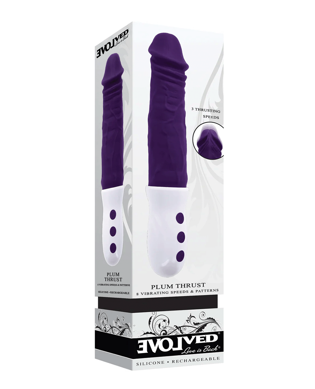 Evolved Plum Thrust Thrusting Vibrator