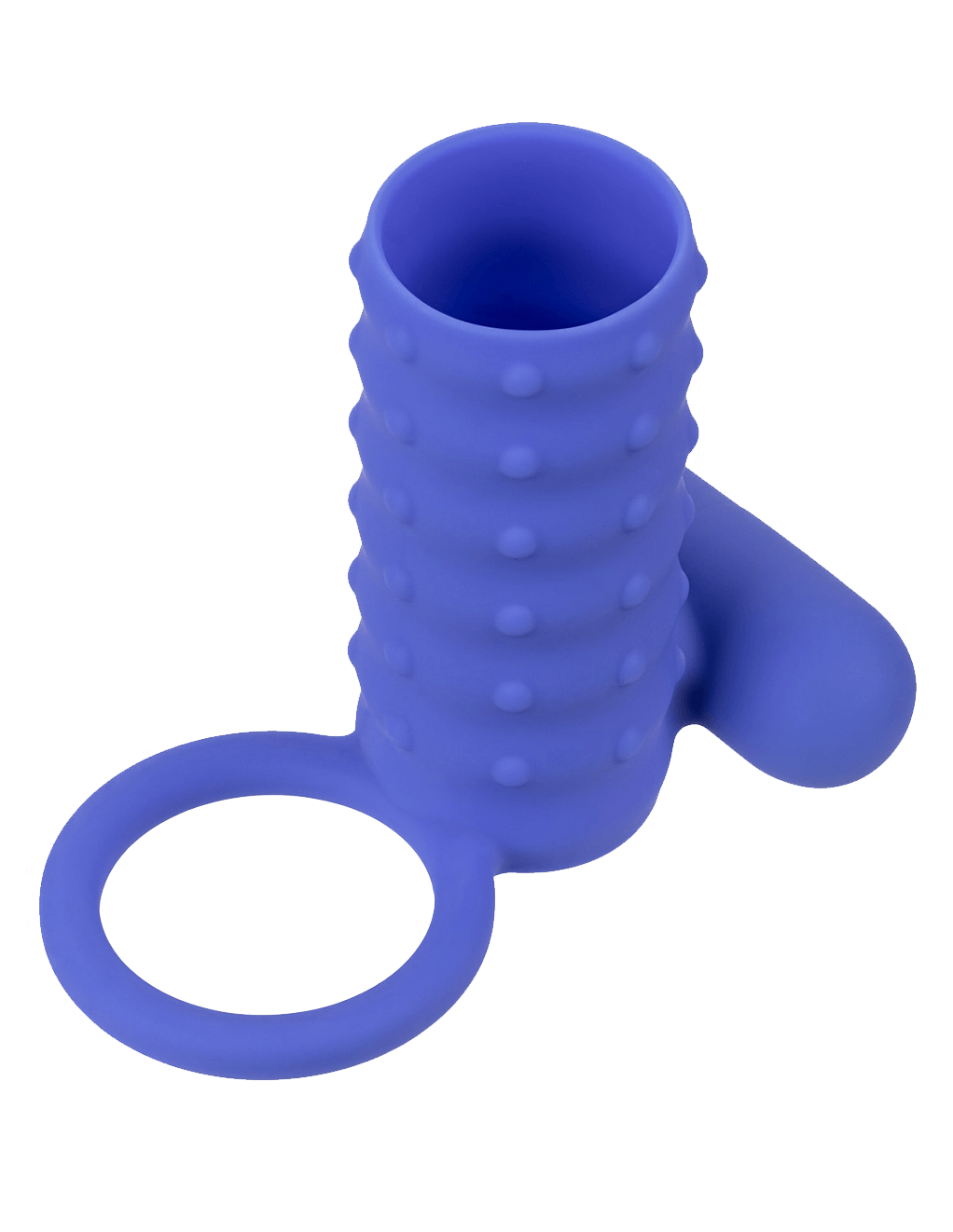 Silicone Rechargeable Endless Desires Enhancer - Blue - Upright