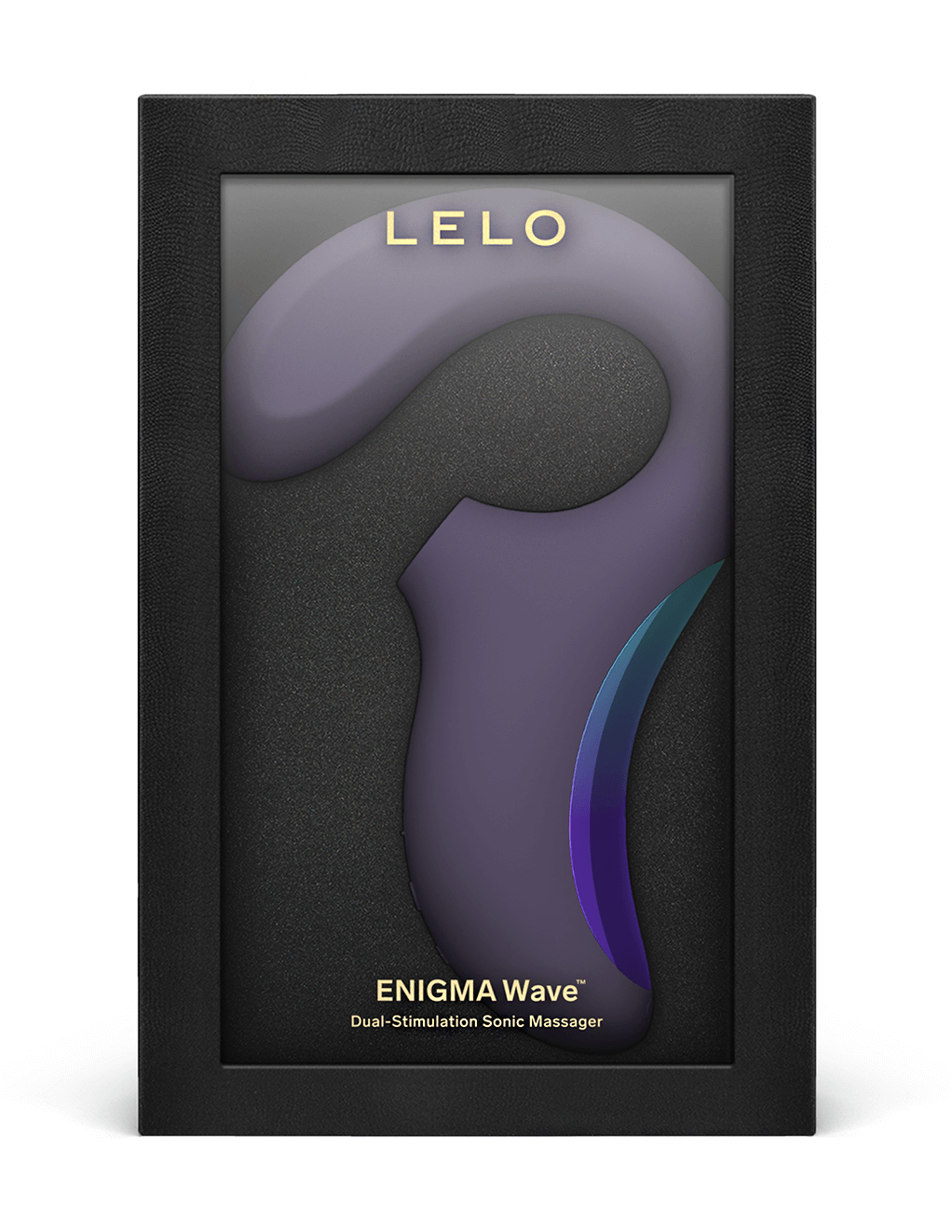 Lelo Enigma Wave - Cyber Purple - Box Front w/Product