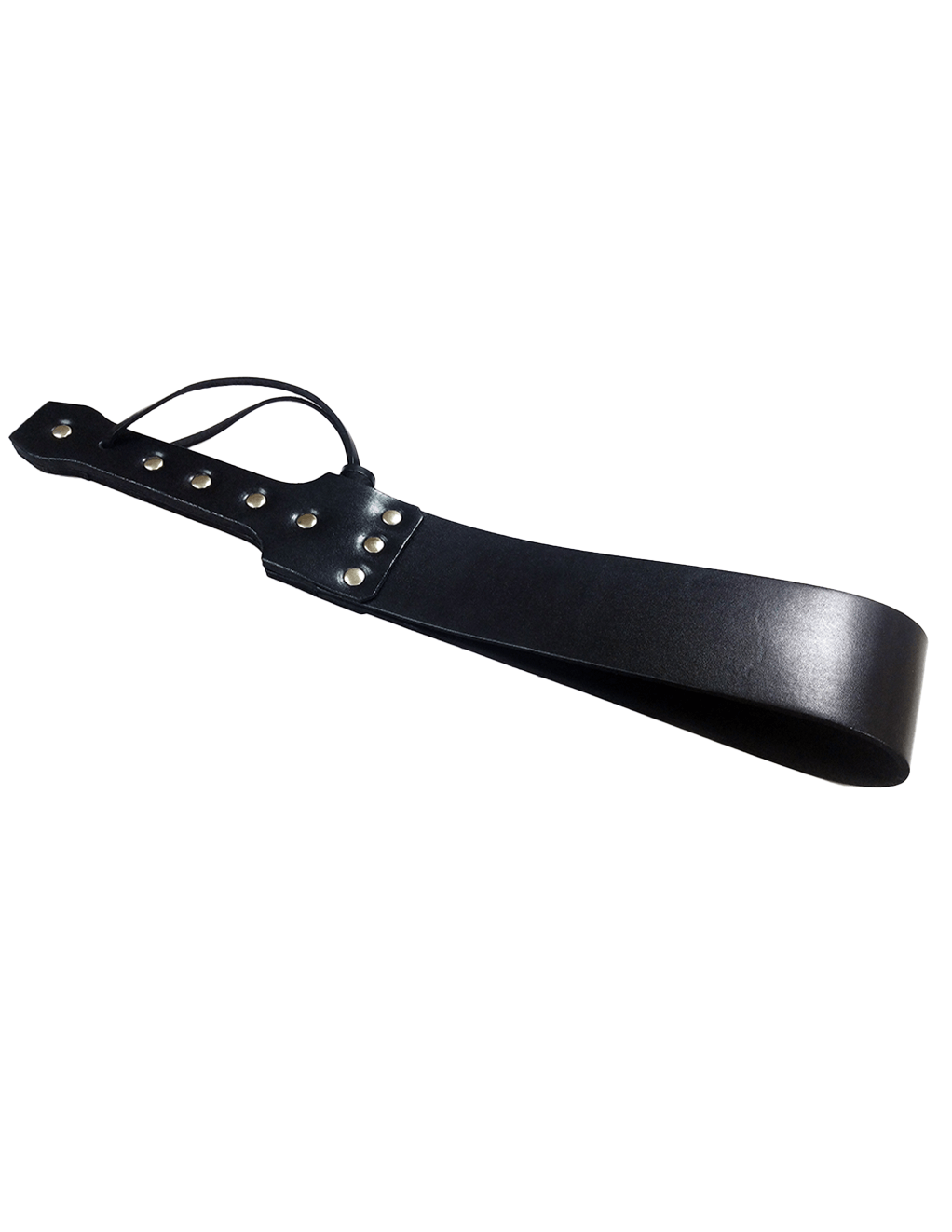 Rouge Folded Leather Paddle - Black - Main