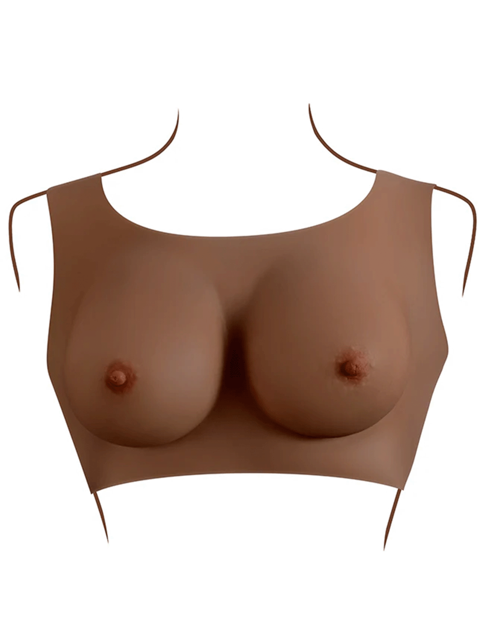 Gender X Silicone Breast Plate C Cup