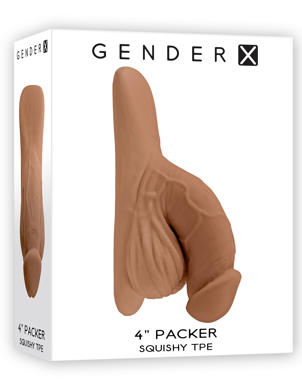 Gender X 4" Packer - Caramel - Box
