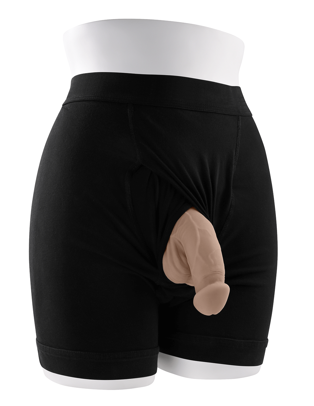Gender X 4" Packer - Vanilla - Underwear Display