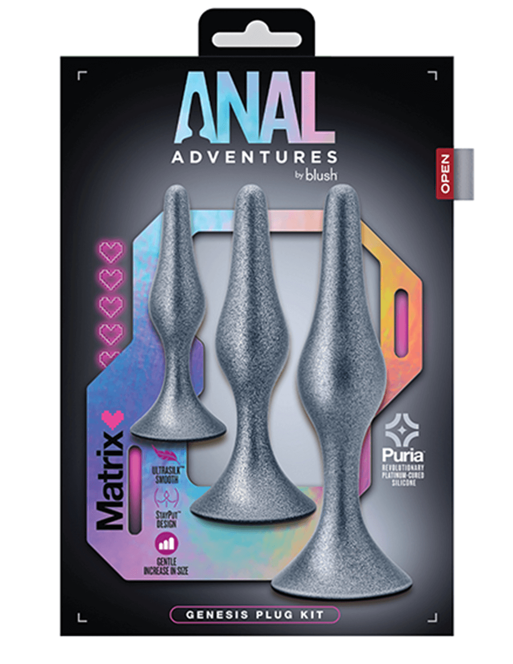 Anal Adventures Genesis Plug Kit - Box