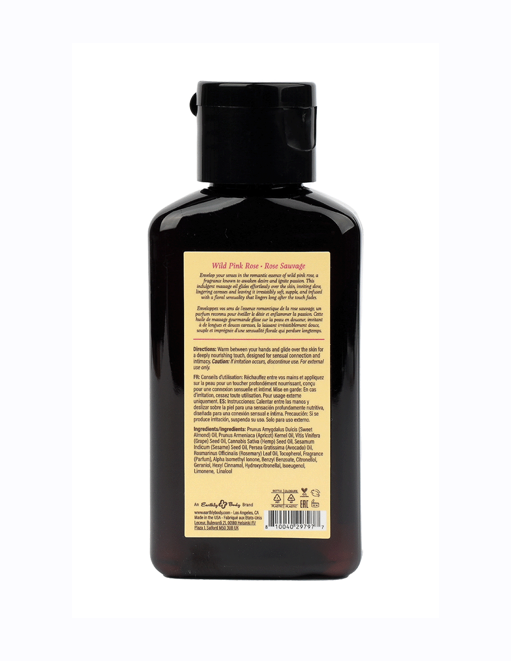 Hemp Seed At Night Massage Oil Wild Pink Rose
