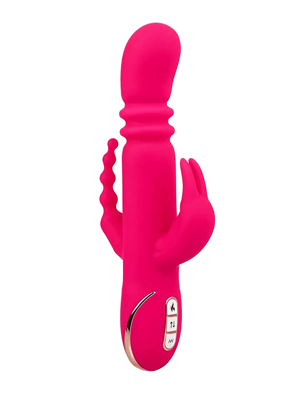 Jack Rabbit Signature Heated Silicone Triple Fantasy Rabbit - Alt