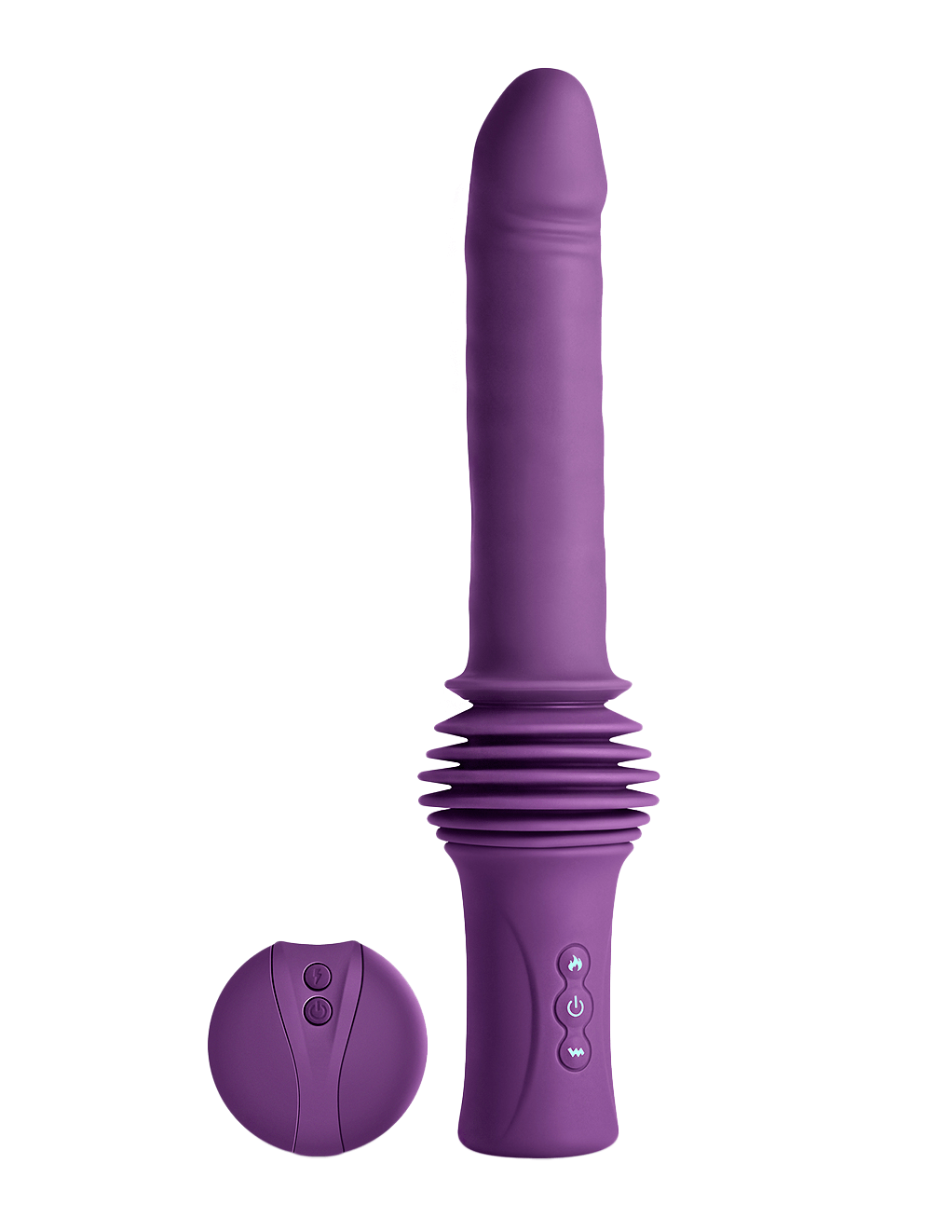 Inya Super Stroker Thrusting Vibrator - Purple - Main