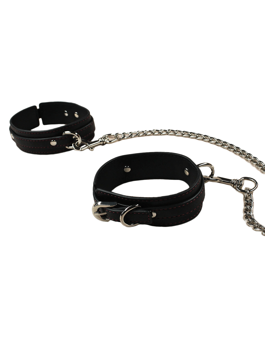 Edonista Isa Refined Restraint 9pc Bondage Set - Cuffs and Restraint Chain