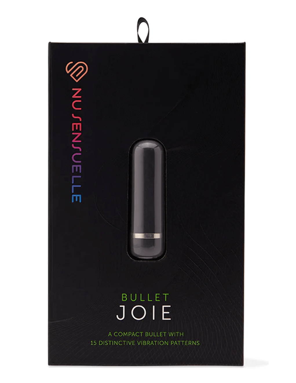 Nu Sensuelle Joie 15 Function Bullet - Black - Box Front