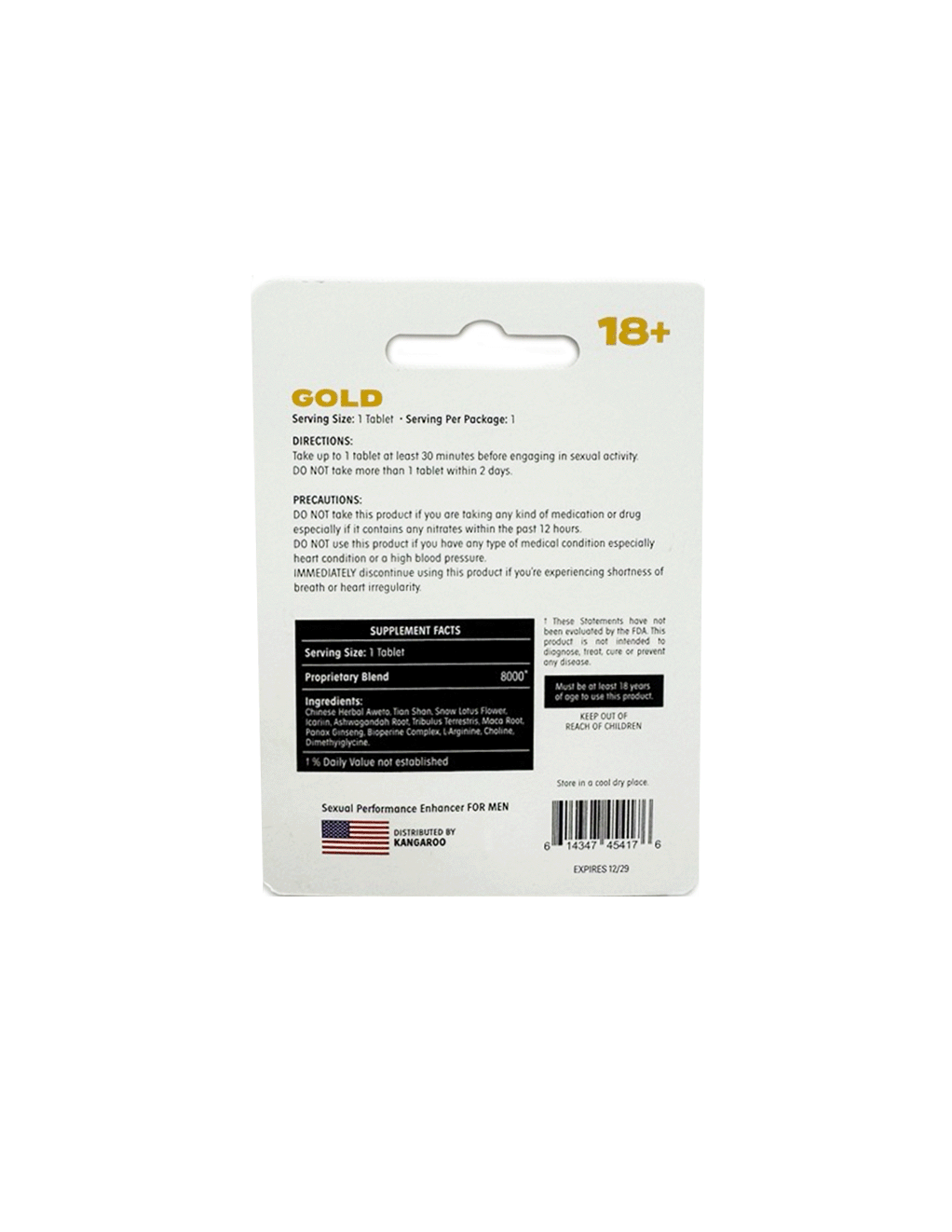 Kangaroo Gold 1ct