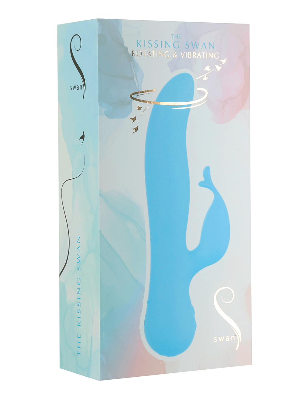 The Kissing Swan - Blue - Box Front