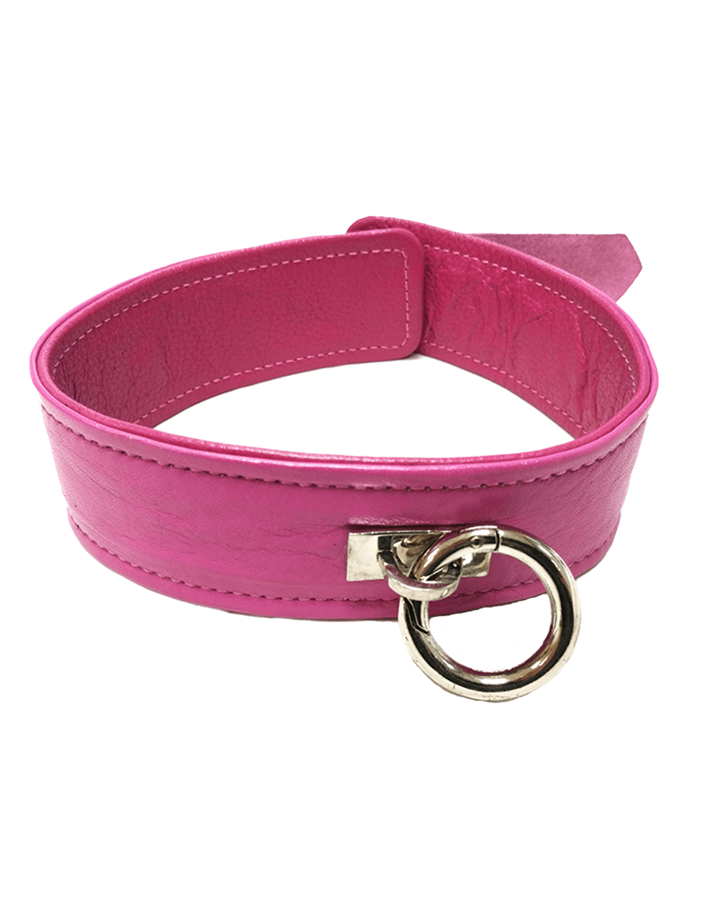 Rouge Leather Collar - Pink - Main