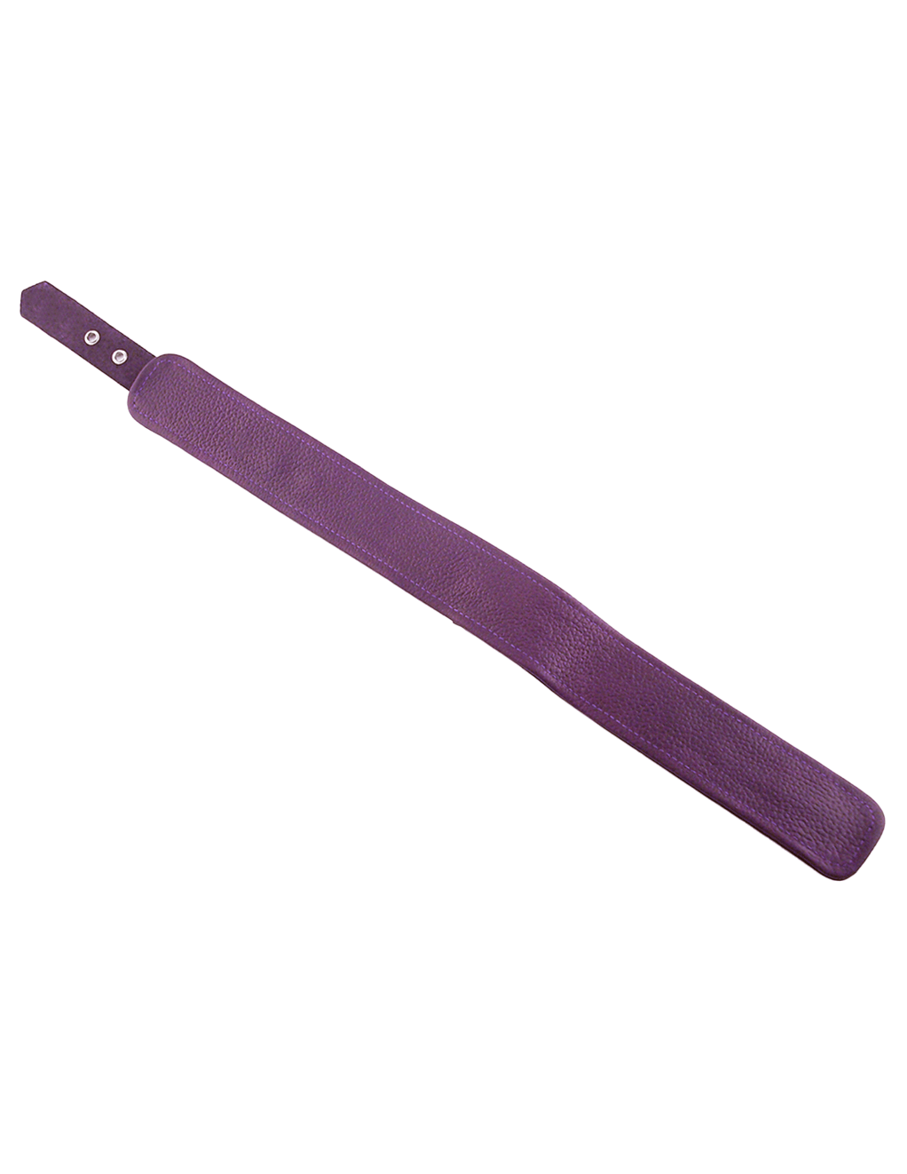 Rouge Leather Collar - Purple - Flat Back
