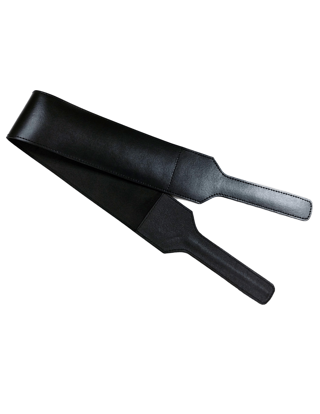 Rouge Leather Folded Open Paddle - Black - Main
